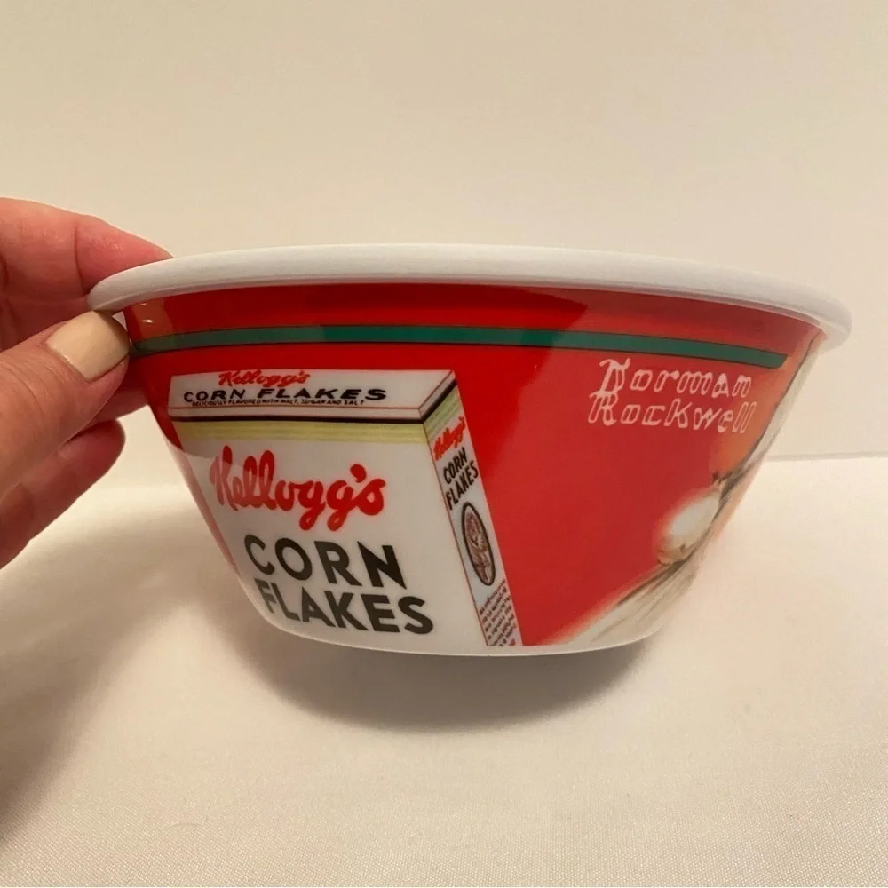 Kellogg's Norman Rockwell Santa Claus Corn Flakes 100 Year Anniversary Bowl